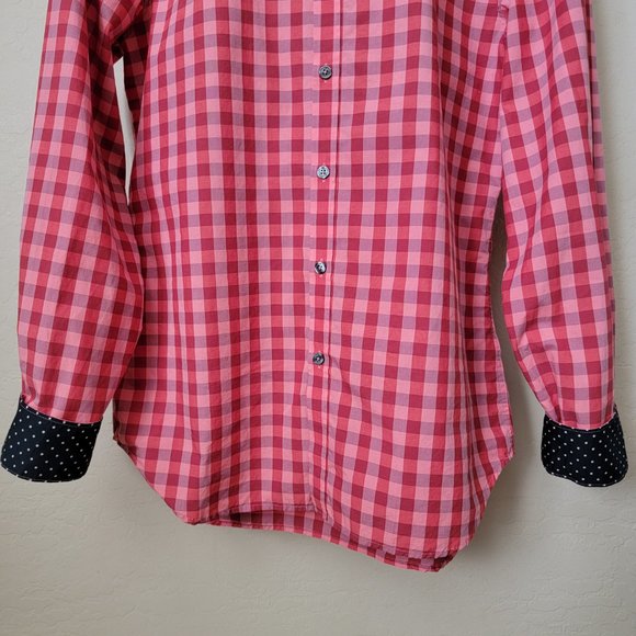 Paul Smith Button Up Red Gingham Plaid Shirt - Picture 9 of 16